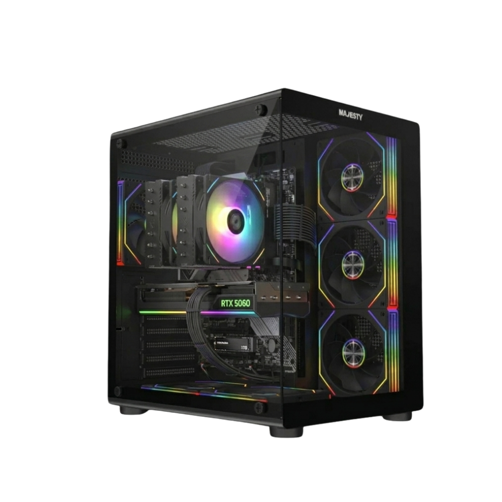 GAMING PC RTX5060, Intel i5 14th Gen, Ram 16GB, 1TB SSD, cooler