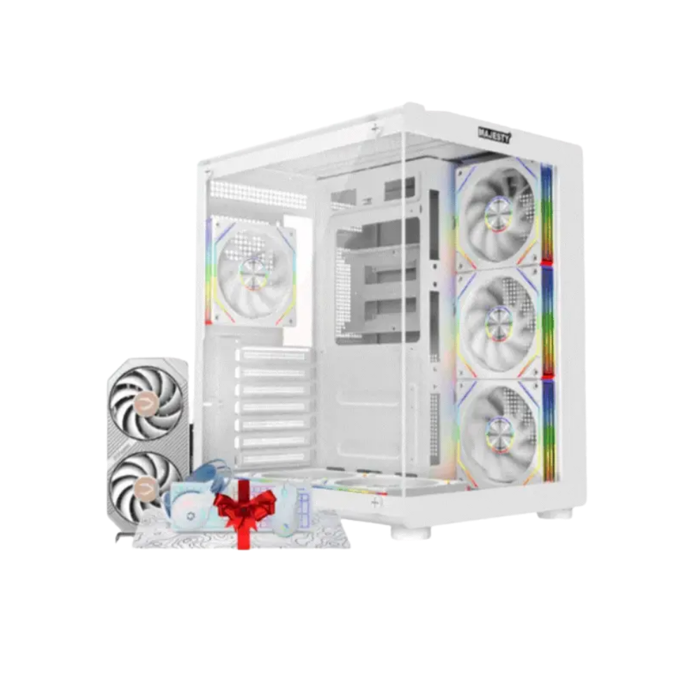 PC GAMING Desktop RTX 5050, Intel i7, Ram 16GB DDR5, 1TB SSD with Cooler, WIFI