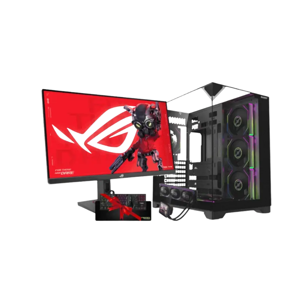 PC GAMING RTX 5070 with Gaming Monitor 270Hz, ryzen 7, Ram 16GB DDR5, 1TB M.2, Liquid Cooler ,wifi