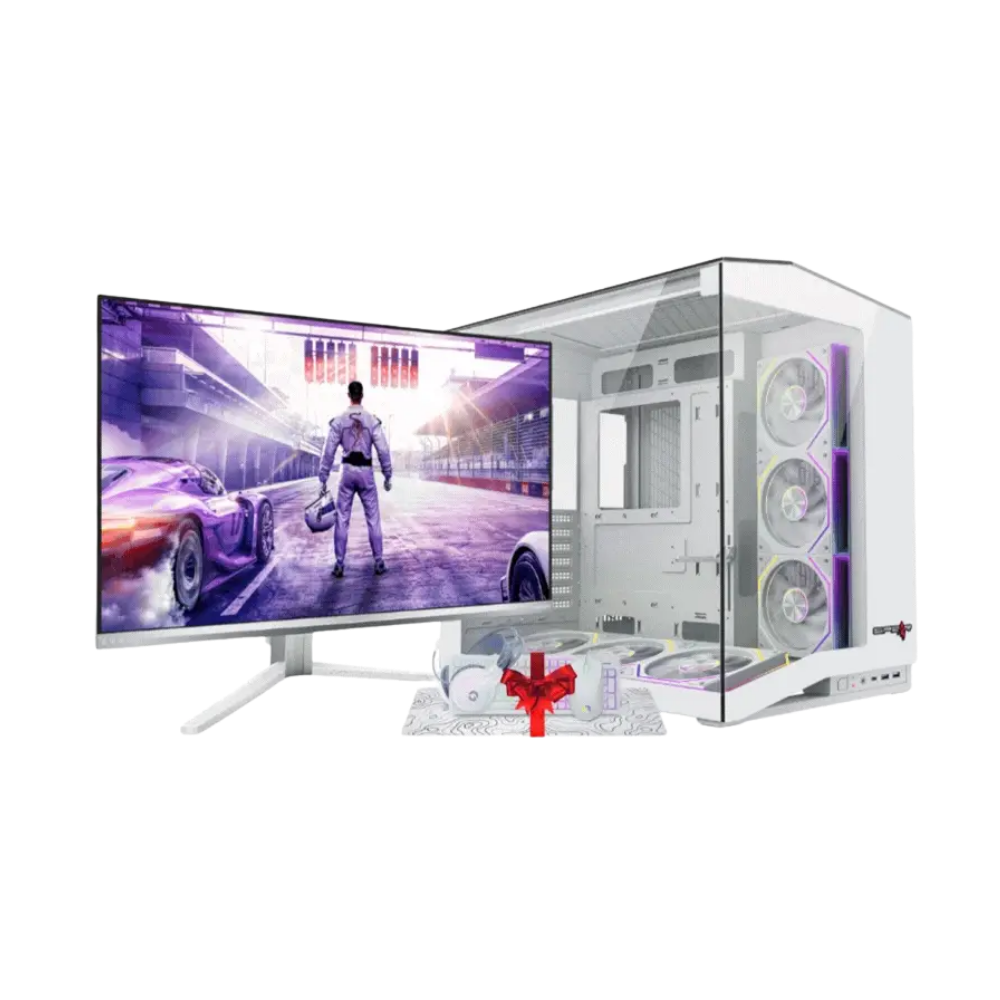 PC GAMING with OLED Monitor, RTX5080, Intel i7 14th Gen, Ram 32GB, 1TB SSD ,liquid cooler, Support OC & WIFI
