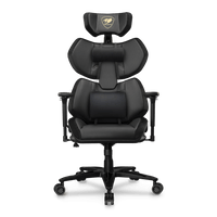 Cougar Terminator Elite Gold gaming chair front view