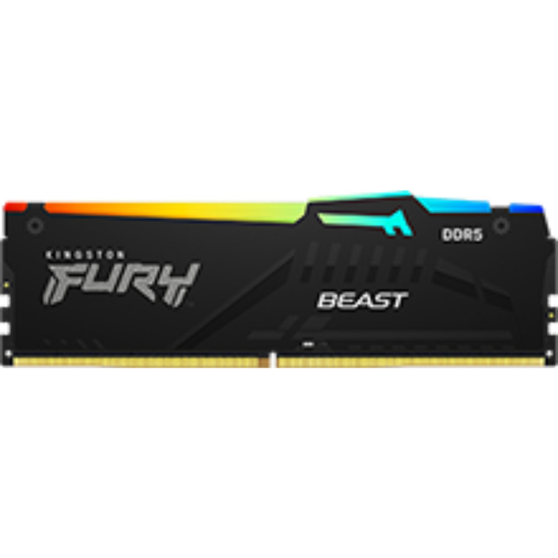 RAM DDR5 KINGSTON FURY BEAST RGB 16GB 6000MHz