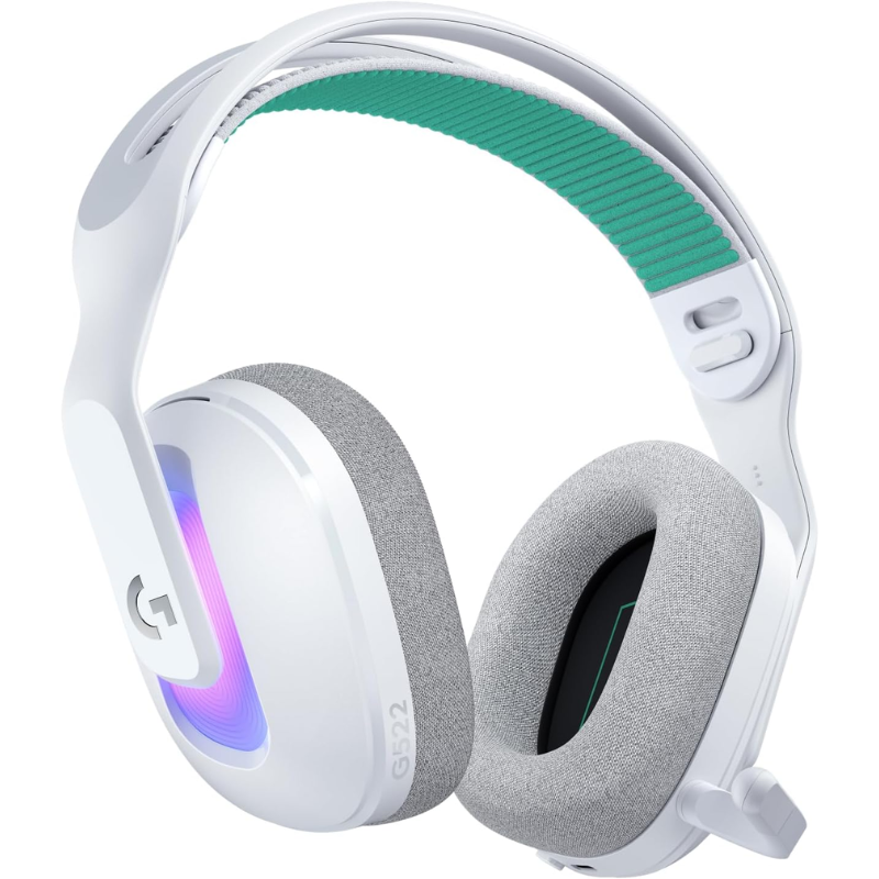 Headset Logitech 522 Gaming Headset Wired White - 981-001550