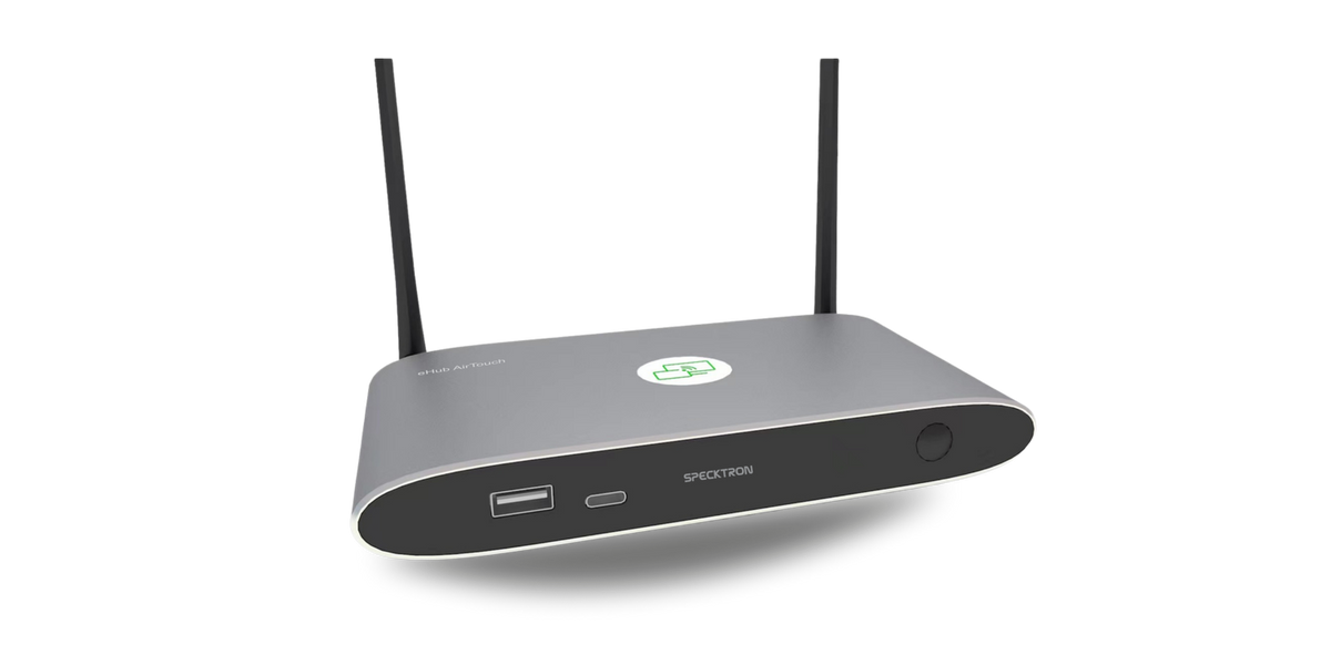 Specktron eHub AirTouch EWT-K1 Wireless Presentation Kit, 1 Receiver + 2 Transmitters (USB-C and HDMI), (EWT-K1)