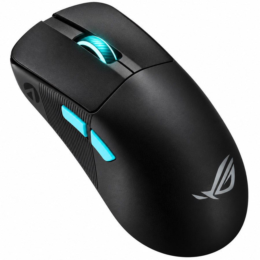 ASUS ROG Harpe Ace Aim Lab Edition gaming mouse black top view