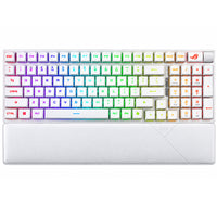 ASUS ROG Strix Scope II 96 RX Wireless keyboard white front view