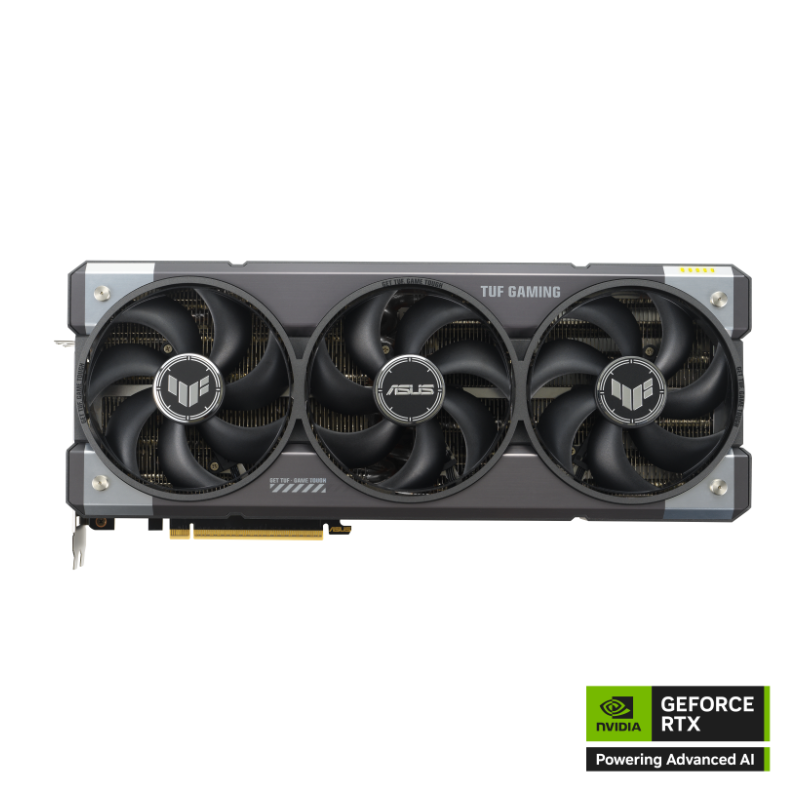 ASUS TUF Gaming GeForce RTX 5080 OC Edition 16GB GDDR7 graphics card with triple fan cooler