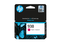 HP 938 Magenta Original Ink Cartridge, Standard Yield ~800 Pages, for OfficeJet Pro 9120 / 9130 / 9720 / 9730 Series, (4S6X6PE)