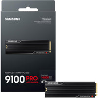 SSD SAMSUNG 9100 PRO مع مشتت حراري 8 تيرابايت NVMe M.2 PCIe, MZ-VAP8T0CW