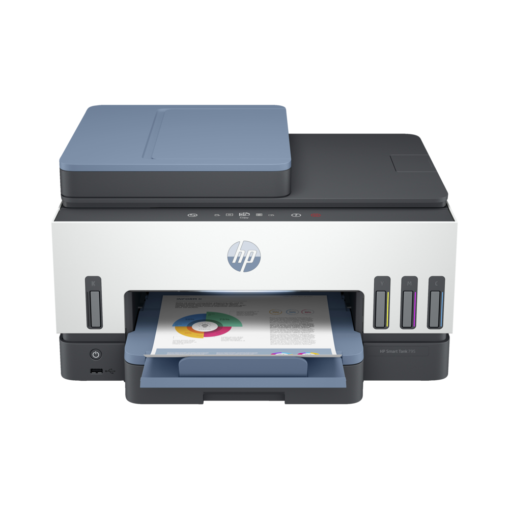 HP Printer Smart Tank 795 All in One Wireless Printer - HP