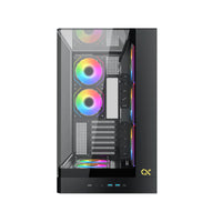 CASE XIGMATEK Pano II LCD ARGB Super Towe EN48418, Gaming Black