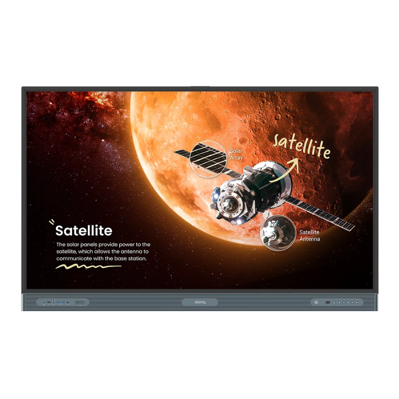 BenQ Board Pro RP6504 65" 4K UHD Interactive Display, IPS, 50-Point Touch, Android 13 EDLA, 8-Mic Array, 2x20W + 16W Subwoofer, Wi-Fi 6, (RP6504)