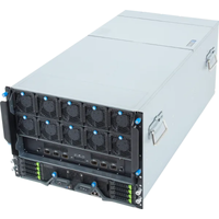 GIGABYTE G893-SG1-AAX1 8U AI & HPC Server, 8x Intel Gaudi 3 Accelerators, Dual Intel Xeon Scalable, 32x DDR5 DIMM, 8x 2.5" NVMe Bays, 5+5 3000W PSU, (G893-SG1-AAX1)