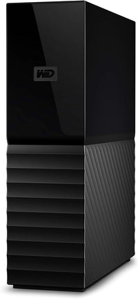 محرك الأقراص الصلبة المكتبي ويسترن ديجيتال WD My Book USB 3.0 سعة 14 تيرابايت مع حماية بكلمة مرور وبرنامج نسخ احتياطي تلقائي، أسود