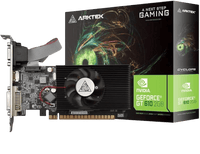 ARKTEK NVIDIA GeForce GT 610 2GB DDR3 Graphics Card, PCIe 2.0, VGA/DVI/HDMI, No External Power, (AKN610D3S2GL1)