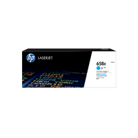 HP 658A Cyan Original LaserJet Toner Cartridge, 6,000 Pages, for Color LaserJet Enterprise M751, (W2001A)