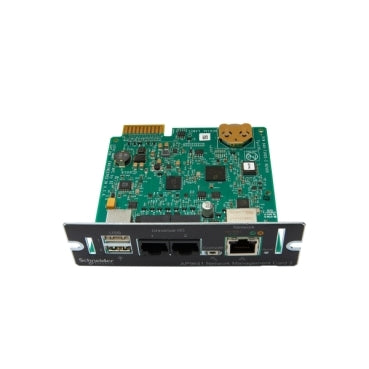 APC UPS Network Management Card 3 with Environmental Monitoring, Gigabit Ethernet, SmartSlot, (AP9641)