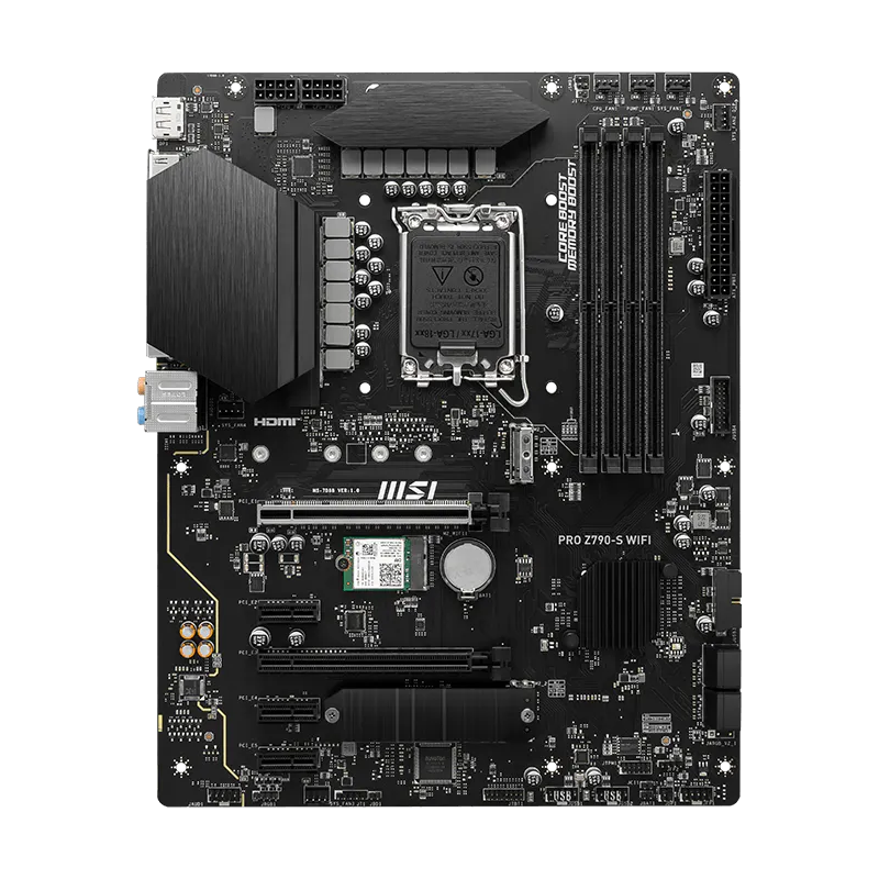 Motherboard MSI PRO Z790-S WiFi, DDR 5, Processor Intel, LGA1700