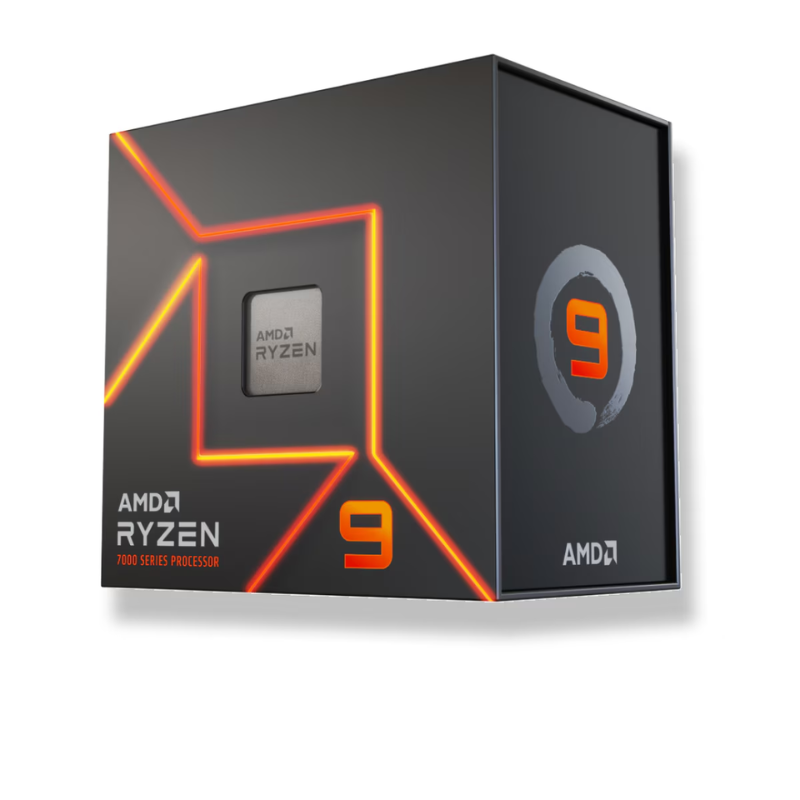 AMD Ryzen 9 7950X Desktop Processor, 16 Cores / 32 Threads, 4.5GHz Base up to 5.7GHz Boost, 80MB Cache, AM5, 170W, No Cooler, (100-100000514WOF)