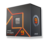AMD Ryzen 9 7950X Desktop Processor, 16 Cores / 32 Threads, 4.5GHz Base up to 5.7GHz Boost, 80MB Cache, AM5, 170W, No Cooler, (100-100000514WOF)