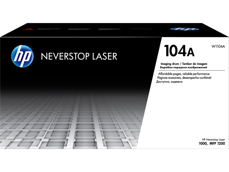 HP 104A Original Imaging Drum, 20,000 Pages, for HP Neverstop Laser, (W1104A)