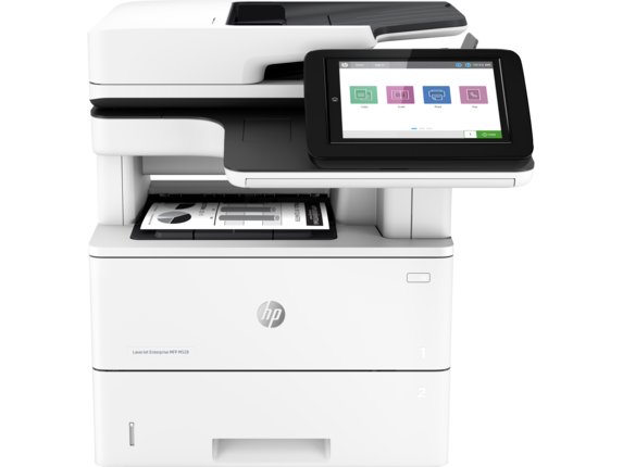 HP LaserJet Enterprise MFP M528dn Mono Laser All-in-One Printer, Print/Copy/Scan, 43 ppm, Auto Duplex, Gigabit Ethernet, (1PV64A)
