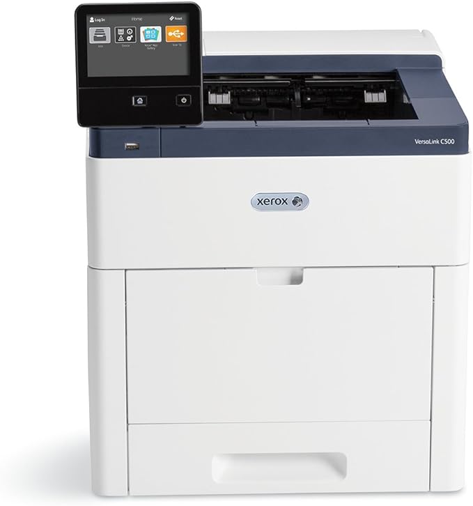 Xerox VersaLink C500DN A4 Color Laser Printer, Up to 43 ppm, Automatic Duplex, 1200 x 2400 dpi, 5" Touchscreen, Gigabit Ethernet, USB, (C500V_DN)