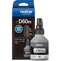 Brother BTD60BK genuine black ink bottle 7500 pages for DCP-T and MFC-T ink tank printers