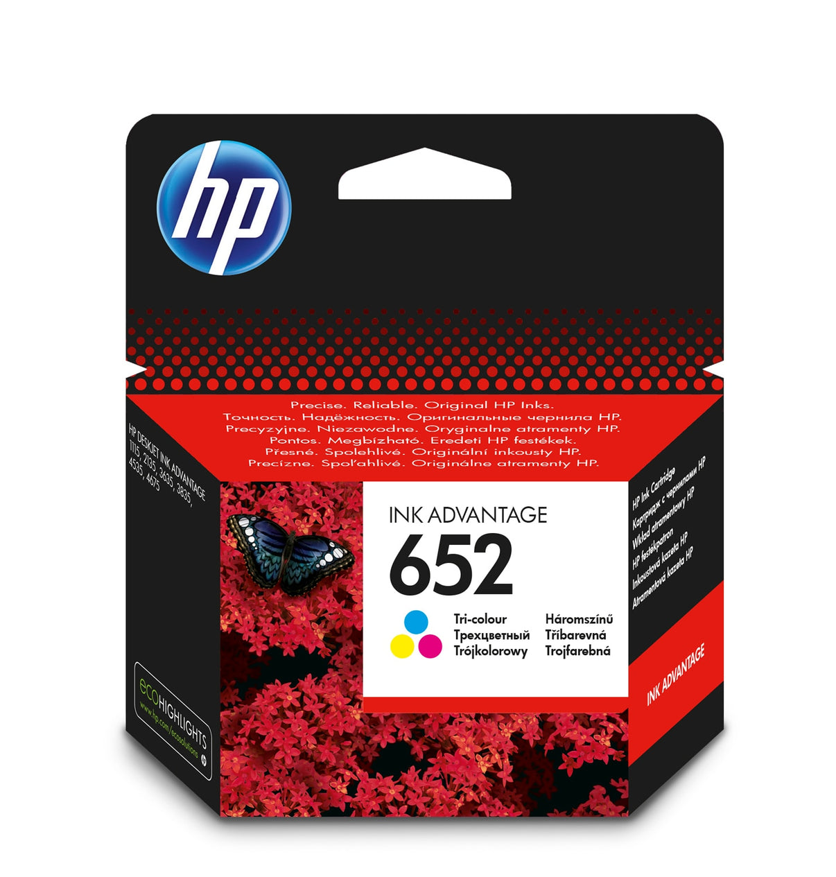 Color Ink HP 652 (F6V24AE)