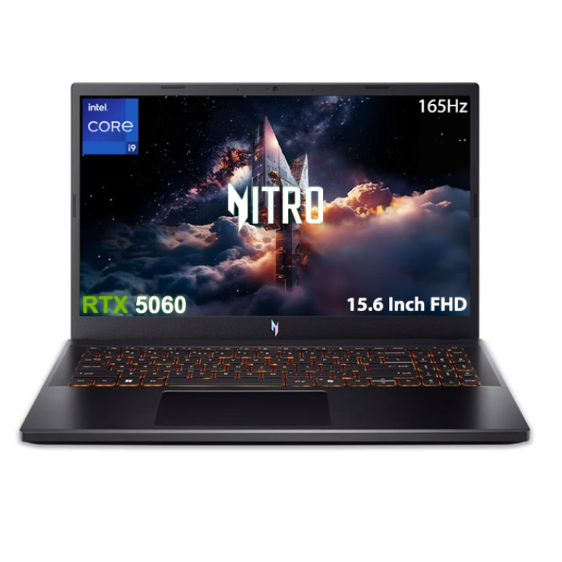 ACER Nitro V15 ANV15-52 (NH.QZ8EM.006) Gaming Laptop Core i9-13900H, 32GB, 512GB SSD, RTX 5060 8GB GDDR7