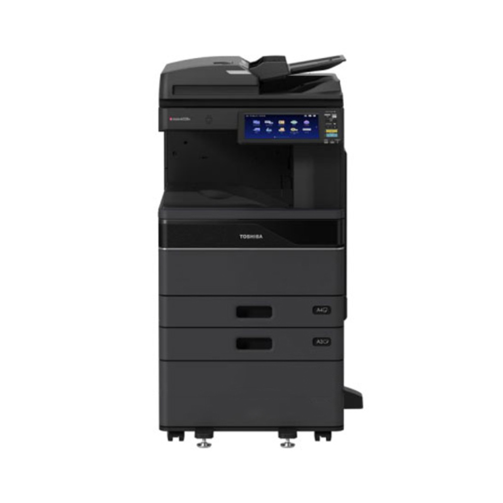 Toshiba e-STUDIO2528A A3 Mono Multifunction Printer, Print/Copy/Scan, 25 ppm, Auto Duplex, 2x 550-Sheet Trays, 10.1" Touch Panel, with MR-3033 & MH-5000, (e-STUDIO2528A)
