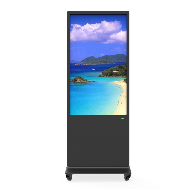 MGSA MGIR5500 55" Floor-Standing Indoor Touch Digital Signage Display, Portable LCD Advertising Poster Screen, (MGIR5500)