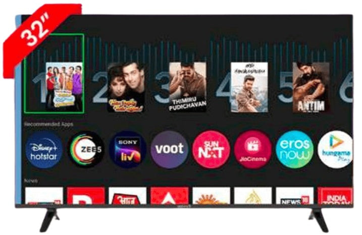 Nexview NV32MT 32-inch Full HD TV and monitor front view
