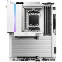 NZXT N9 X870E ATX Gaming Motherboard, AMD Socket AM5, DDR5, Wi-Fi 7, Full Cover Design, RGB, White, (N9-X87XT-W1)