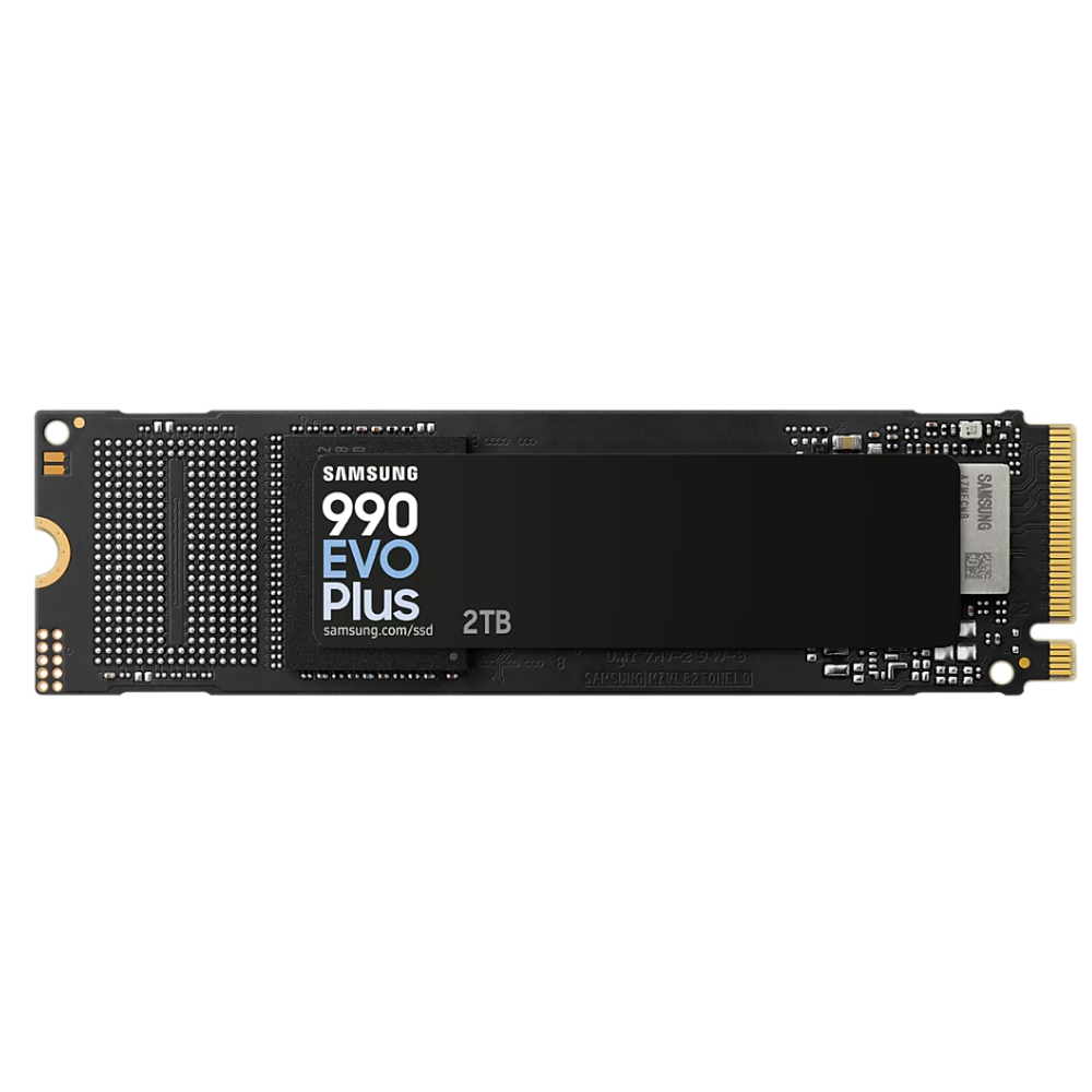 Samsung 990 EVO Plus 2TB NVMe M.2 SSD - PCIe 4.0 x4 / 5.0 x2, up to 7,250MB/s Read (MZ-V9S2T0BW)