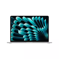 Apple MacBook Air 15" M4 Laptop, 10-Core CPU, 10-Core GPU, 24GB Unified Memory, 512GB SSD, 15.3" Liquid Retina, macOS, Silver, (MC6J4AB/A)