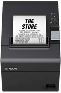 Epson TM-T20III (011) Thermal POS Receipt Printer, USB and Serial RS-232, 250 mm/s, Auto Cutter, Black, (C31CH51011)