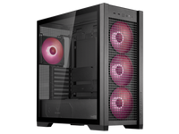 علبة الحاسوب ASUS TUF Gaming GT302 TG ARGB, 90DC00l0-B19000, أسود