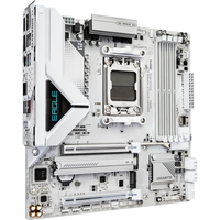 Gigabyte B850M EAGLE WIFI6 ICE Micro ATX Motherboard - AMD AM5, DDR5, White