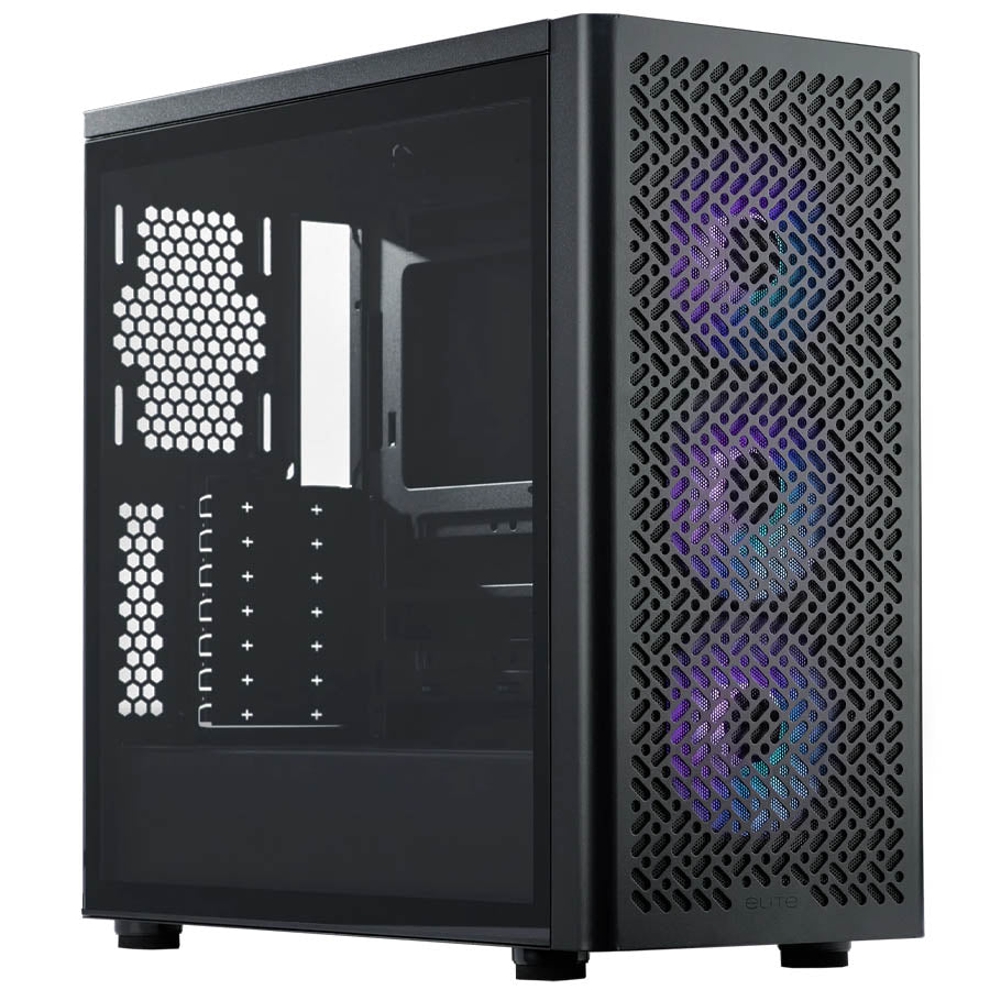 Cooler Master Elite 502 Black case front view