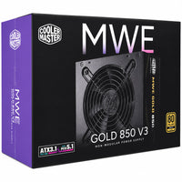 Cooler Master MWE Gold 850 V3 power supply front view