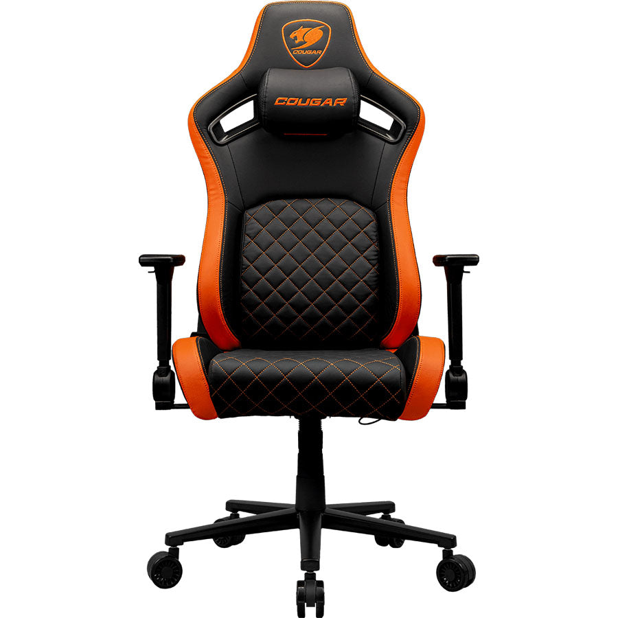 Cougar Defensor F fabric gaming chair front view