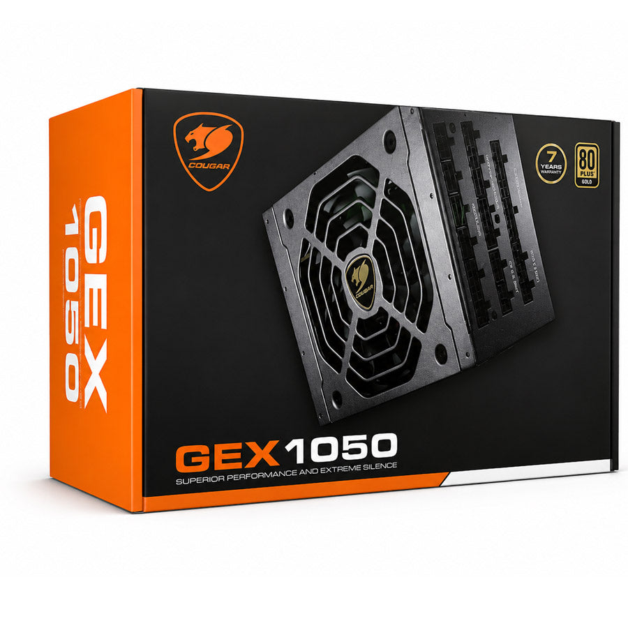 Cougar GEX1050 1050W power supply front view