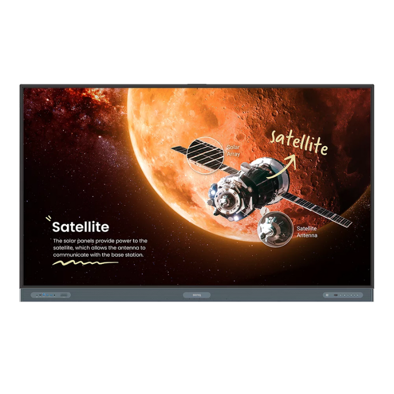 BenQ RP8604 86" 4K UHD Interactive Flat Panel Display, Multi-Touch, Built-in Android 13, Speakers, (RP8604)