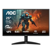 شاشة ألعاب AOC LED Q24b35/89، مقاس 23.8 بوصة، FHD، 120 هرتز، IPS، 1 مللي ثانية، أسود