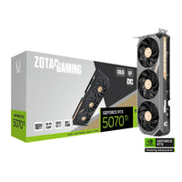 VGA ZOTAC GAMING SFF OC GeForce RTX 5070 Ti SOLID OC 16GB (ZT-B50710J3-10P)GDDR7 3FAN