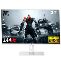 SPEAR Gaming Monitor SM-24IPS144, 24" FHD, IPS, 144 Hz, 1ms, DP HDMI, White