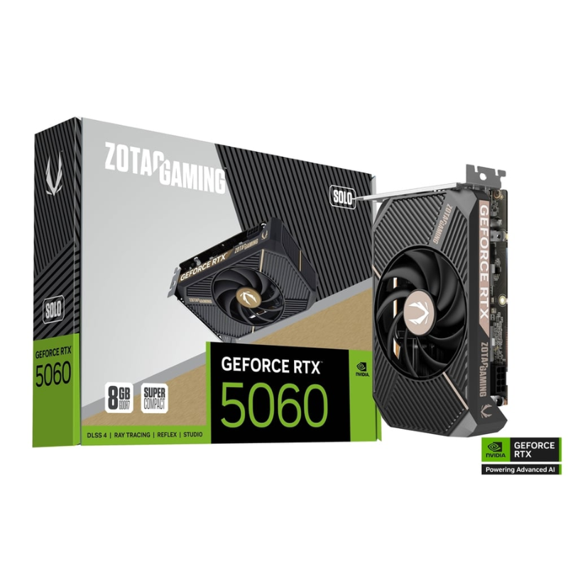 nVGA ZOTAC GAMING GeForce RTX 5060 SOLO Graphics Card