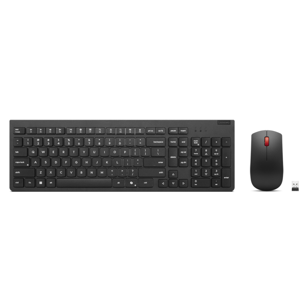 Lenovo Essential Wireless, 4X31R64455, Keyboard and Mouse Combo Gen2