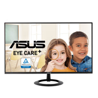 شاشة الألعاب ASUS VZ24EHF Eye Care – بحجم 24 بوصة (23.8 بوصة قابلة للمشاهدة)، IPS، وضوح Full HD، تصميم بدون إطار، 100 هرتز، Adaptive-Sync، زمن استجابة 1ms